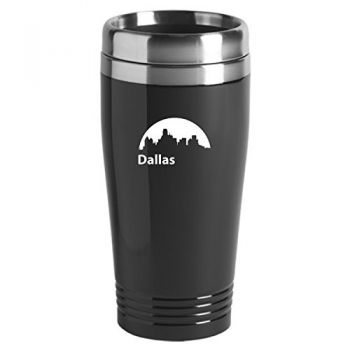 16 oz Stainless Steel Insulated Tumbler - Dallas City Skyline