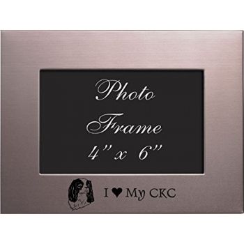 4 x 6  Metal Picture Frame  - I Love My Cavalier King Charles
