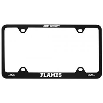 Stainless Steel License Plate Frame - Liberty Flames