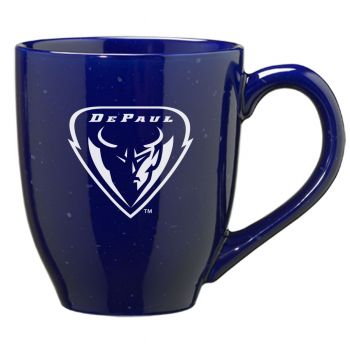 16 oz Ceramic Coffee Mug with Handle - DePaul Blue Demons