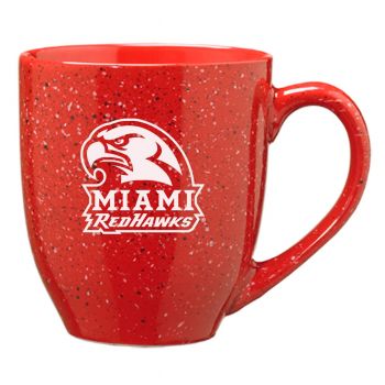16 oz Ceramic Coffee Mug with Handle - Miami RedHawks
