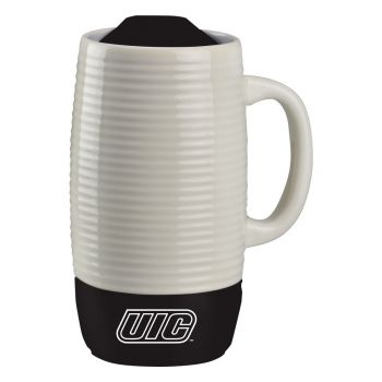 18 oz Non-Slip Silicone Base Coffee Mug - UIC Flames
