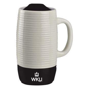 18 oz Non-Slip Silicone Base Coffee Mug - Western Kentucky Hilltoppers