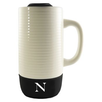 18 oz Non-Slip Silicone Base Coffee Mug - Northeastern Huskies