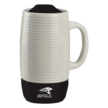 18 oz Non-Slip Silicone Base Coffee Mug - St. Francis Fort Wayne Cougars