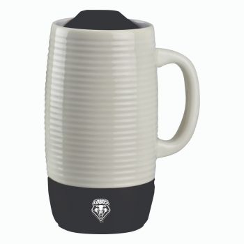 18 oz Non-Slip Silicone Base Coffee Mug - UNM Lobos