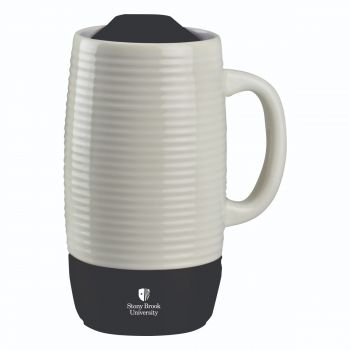 18 oz Non-Slip Silicone Base Coffee Mug - Stony Brook Seawolves
