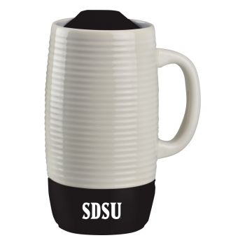 18 oz Non-Slip Silicone Base Coffee Mug - SDSU Aztecs