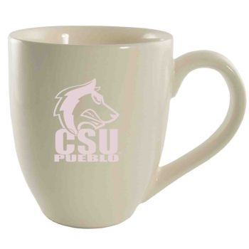 16 oz Ceramic Coffee Mug with Handle - CSU Pueblo Thunderwolves