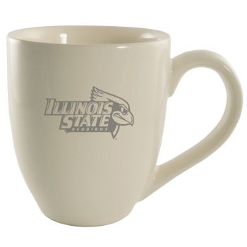 16 oz Ceramic Coffee Mug with Handle - Illinois State Redbirds