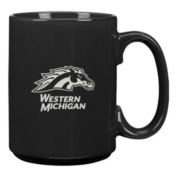 15 oz Ceramic Coffee Mug with Handle - Western Michigan Broncos