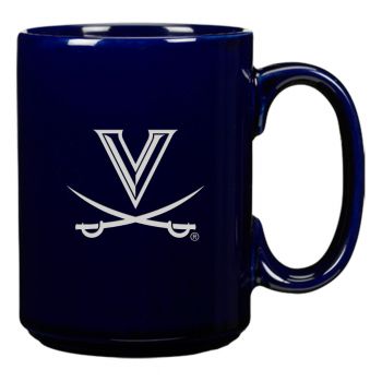 15 oz Ceramic Coffee Mug with Handle - Virginia Cavaliers