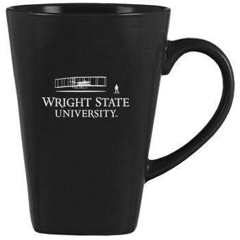 14 oz Square Ceramic Coffee Mug - Wright State Raiders
