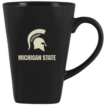 14 oz Square Ceramic Coffee Mug - Michigan State Spartans