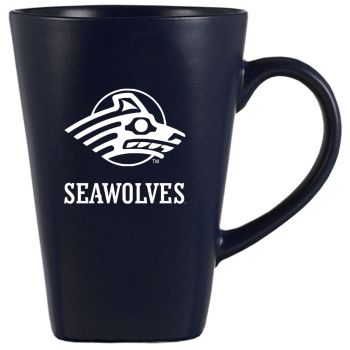 14 oz Square Ceramic Coffee Mug - Alaska Anchorage 
