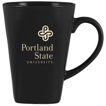 14 oz Square Ceramic Coffee Mug - Portland State 