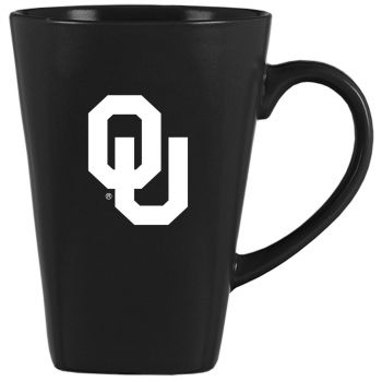 14 oz Square Ceramic Coffee Mug - Oklahoma Sooners