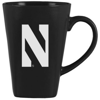 14 oz Square Ceramic Coffee Mug - Northwestern Wildcats