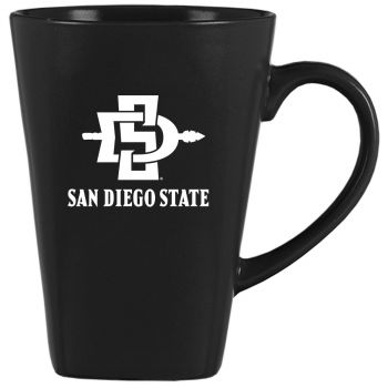 14 oz Square Ceramic Coffee Mug - SDSU Aztecs