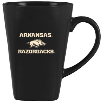 14 oz Square Ceramic Coffee Mug - Arkansas Razorbacks
