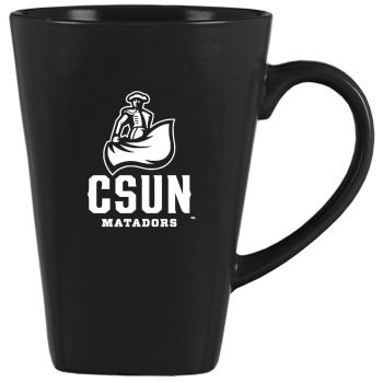 14 oz Square Ceramic Coffee Mug - Cal State Northridge Matadors