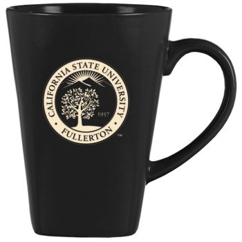 14 oz Square Ceramic Coffee Mug - Cal State Fullerton Titans