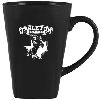 14 oz Square Ceramic Coffee Mug - Tarleton State Texans