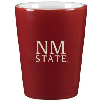 2 oz Ceramic Shot Glass - NMSU Aggies