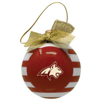 Ceramic Christmas Ball Ornament - Montana State Bobcats