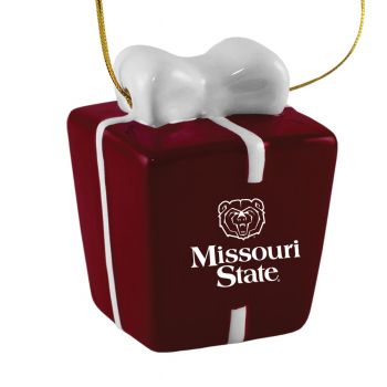 Ceramic Gift Box Shaped Holiday - Missouri State Bears