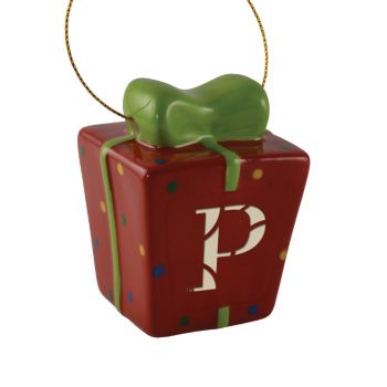 Ceramic Gift Box Shaped Holiday - Wisconsin-Platteville Pioneers