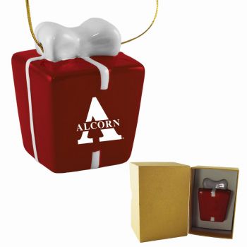 Ceramic Gift Box Shaped Holiday - Alcorn State Braves