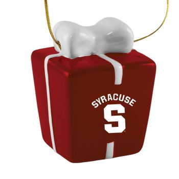 Ceramic Gift Box Shaped Holiday - Syracuse Orange