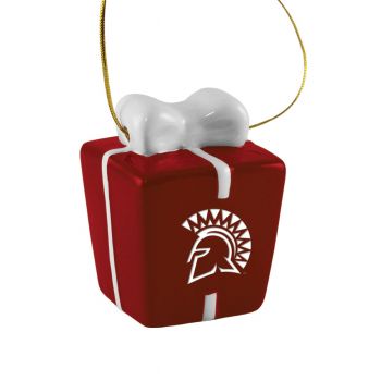 Ceramic Gift Box Shaped Holiday - San Jose State Spartans