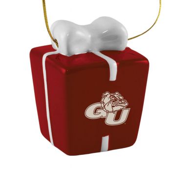 Ceramic Gift Box Shaped Holiday - Gonzaga Bulldogs