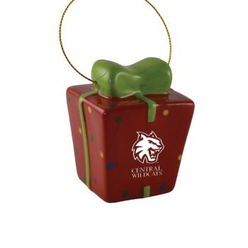 Ceramic Gift Box Shaped Holiday - Central Washington Wildcats