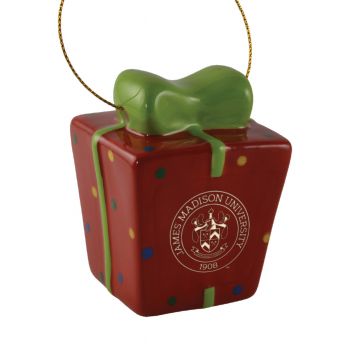 Ceramic Gift Box Shaped Holiday - James Madison Dukes