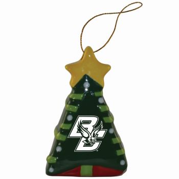 Ceramic Christmas Tree Shaped Ornament - Boston College Eagles