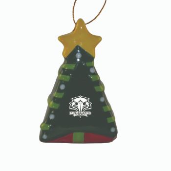 Ceramic Christmas Tree Shaped Ornament - Morehead State Eagles