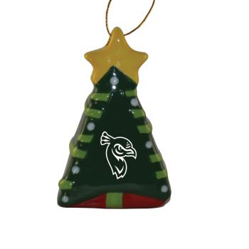 Ceramic Christmas Tree Shaped Ornament - St. Peter's Peacocks