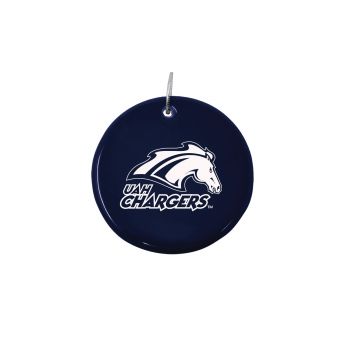 Ceramic Disk Holiday Ornament - UAH Chargers