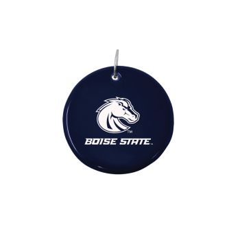 Ceramic Disk Holiday Ornament - Boise State Broncos
