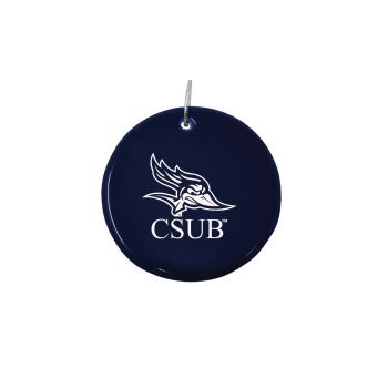 Ceramic Disk Holiday Ornament - CSU Bakersfield Roadrunners