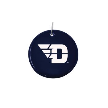 Ceramic Disk Holiday Ornament - Dayton Flyers