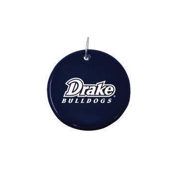 Ceramic Disk Holiday Ornament - Drake Bulldogs