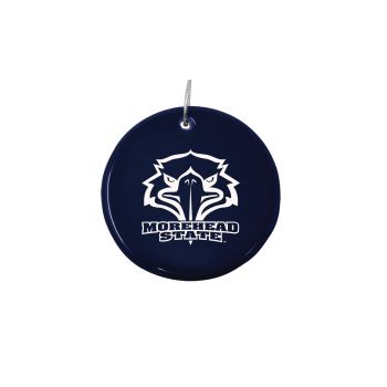 Ceramic Disk Holiday Ornament - Morehead State Eagles