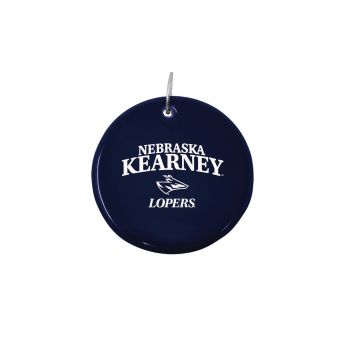 Ceramic Disk Holiday Ornament - Nebraska-Kearny Lopers