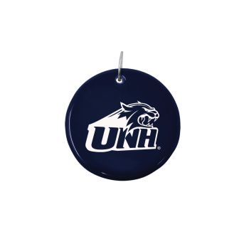 Ceramic Disk Holiday Ornament - New Hampshire Wildcats
