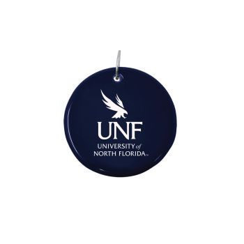 Ceramic Disk Holiday Ornament - UNF Ospreys