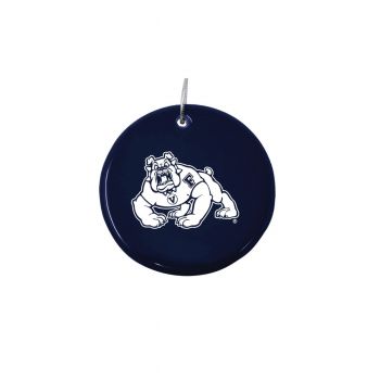 Ceramic Disk Holiday Ornament - Fresno State Bulldogs
